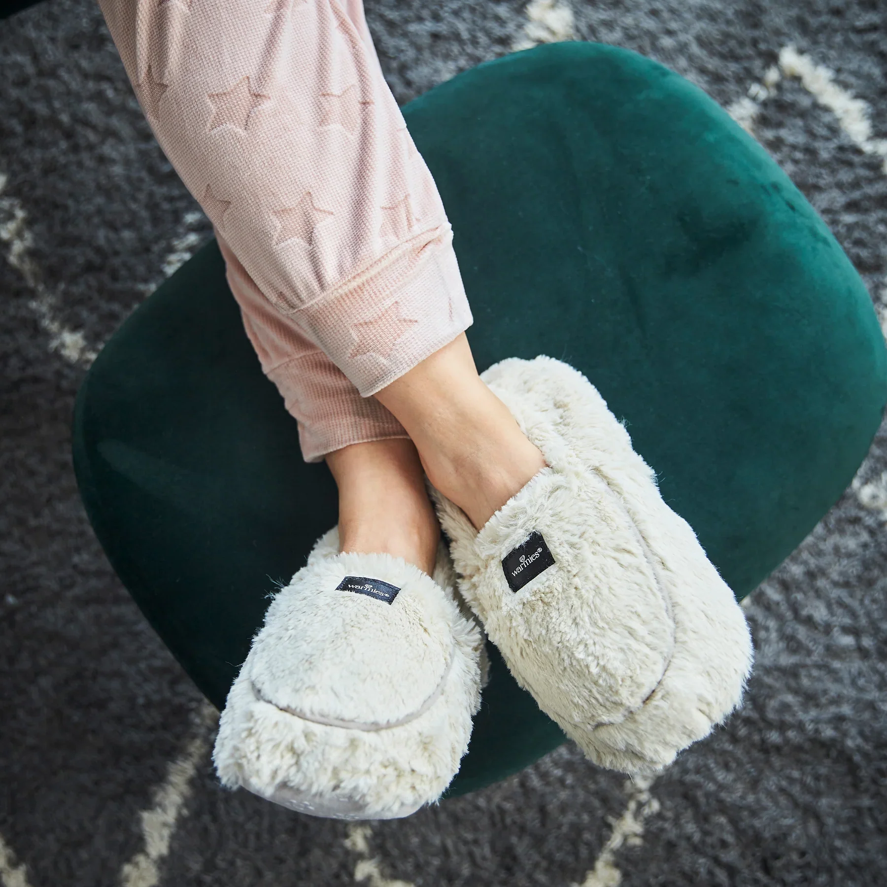 Warmies Luxury Almond Slippers - Image 7