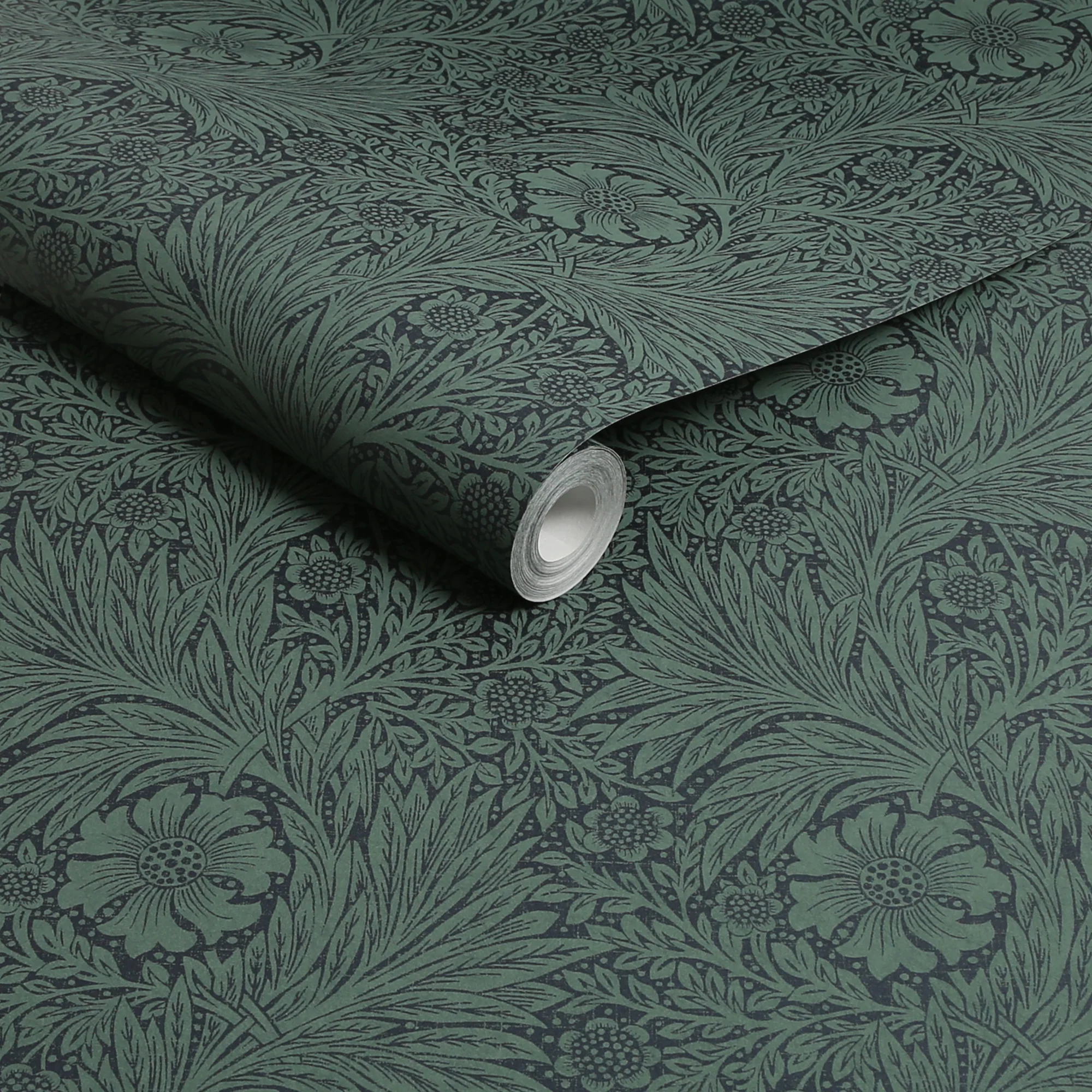 William Morris Wallpaper Marigold Fibrous Green - Image 3