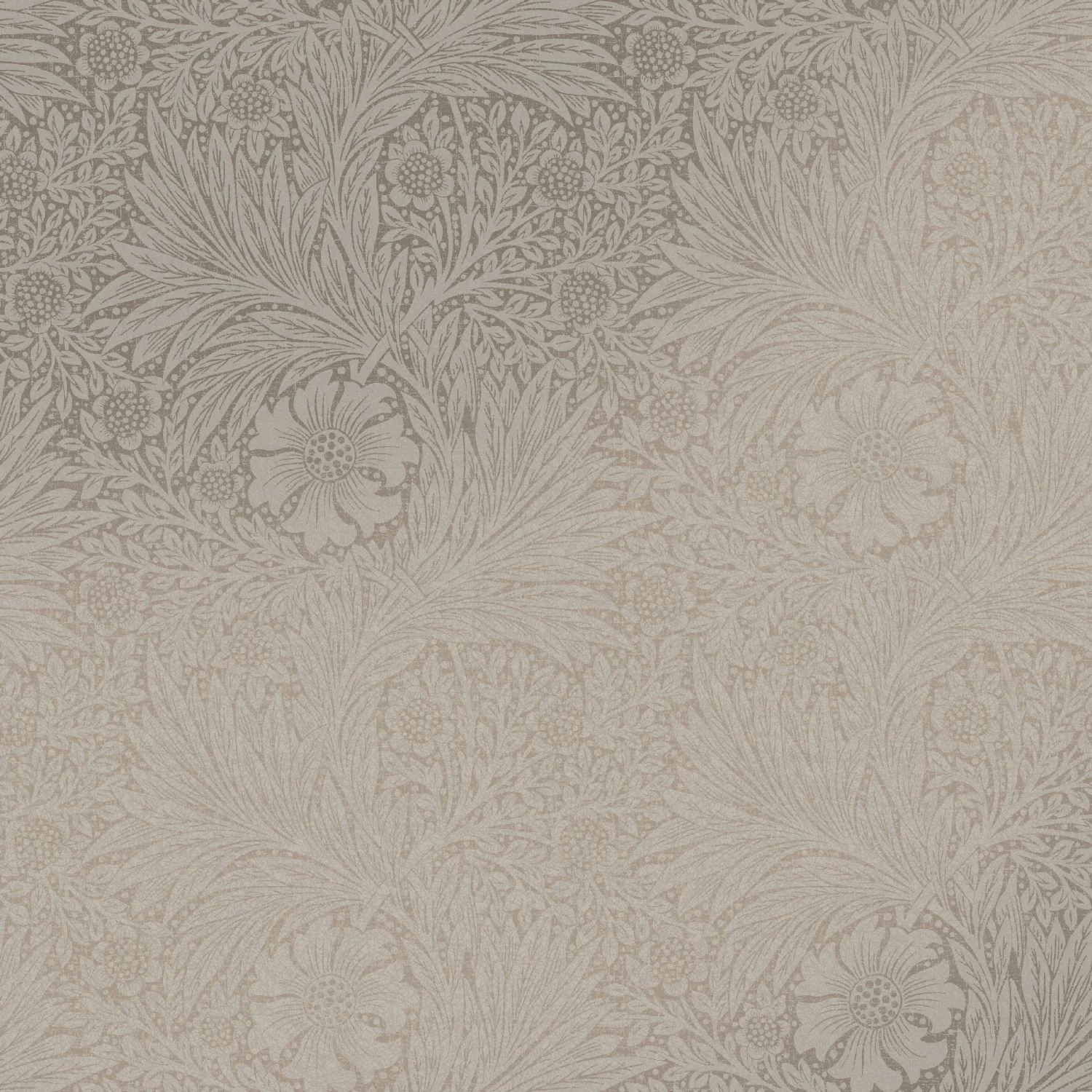 William Morris Wallpaper Marigold Fibrous Neutral