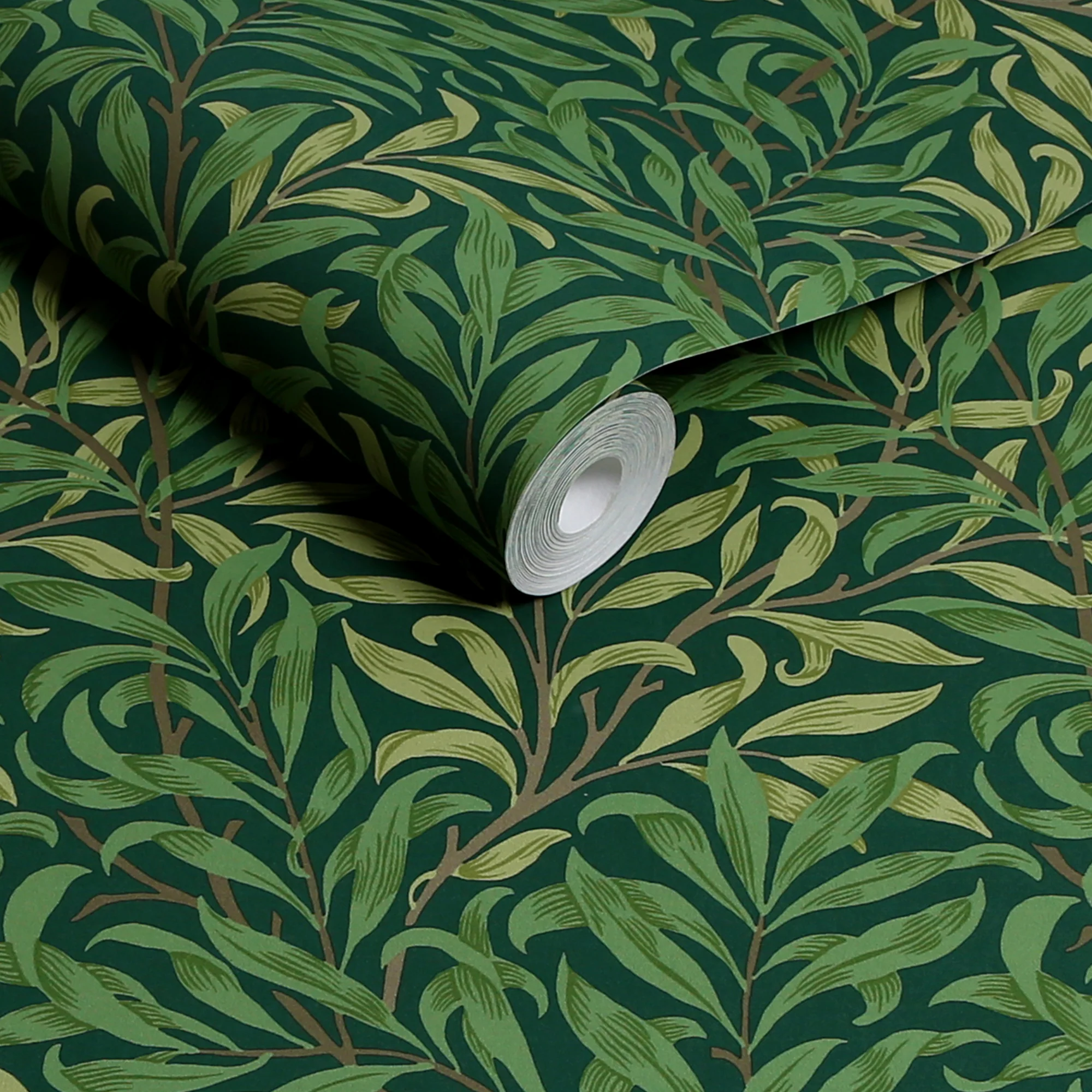William Morris Wallpaper Willow Bough Deep Green - Image 3