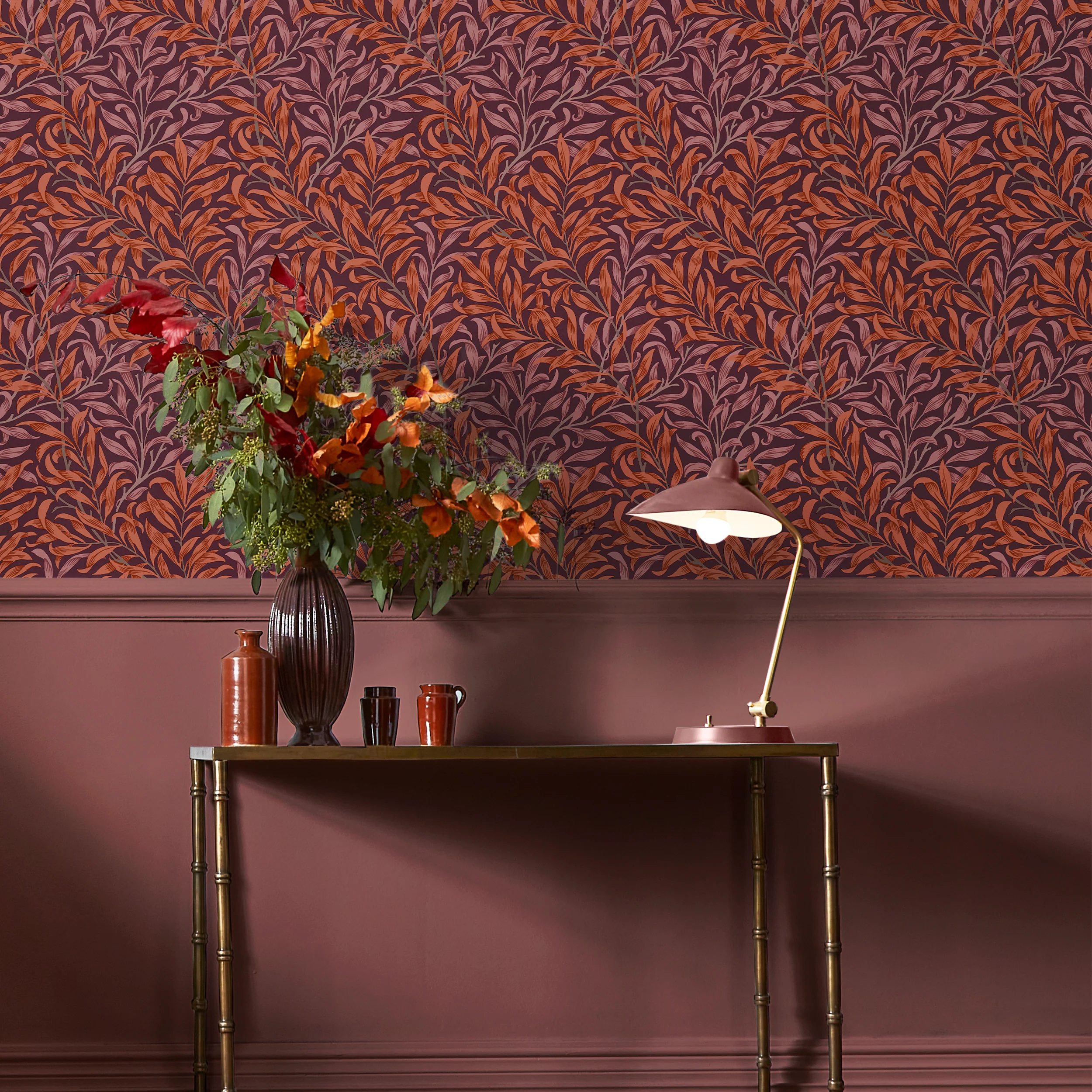 William Morris Wallpaper Willow Bough Plum - Image 2