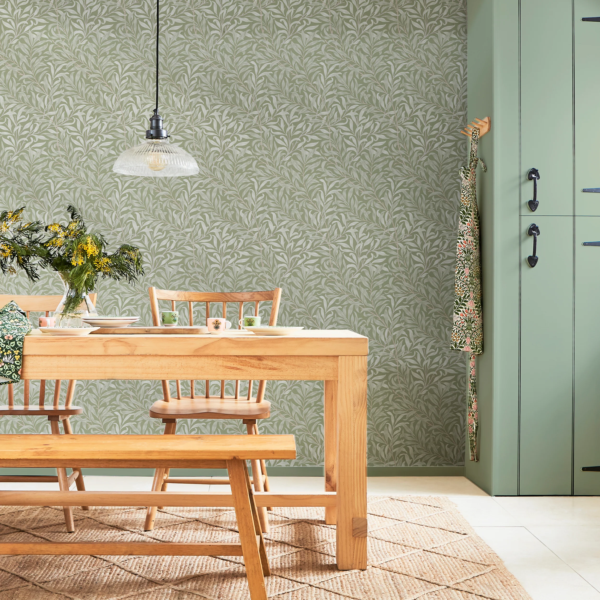 William Morris Wallpaper Willow Bough Sage - Image 2