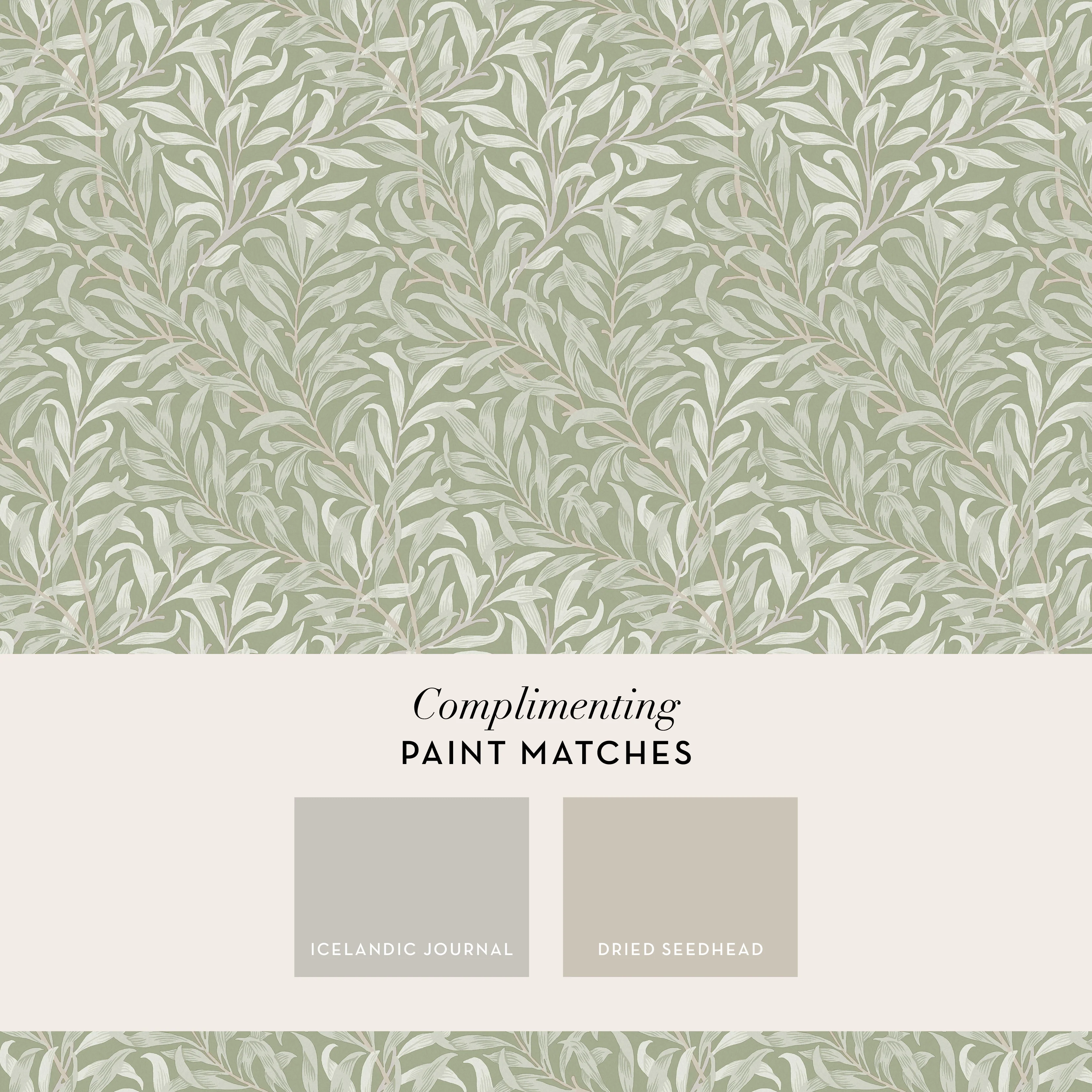 William Morris Wallpaper Willow Bough Sage - Image 4