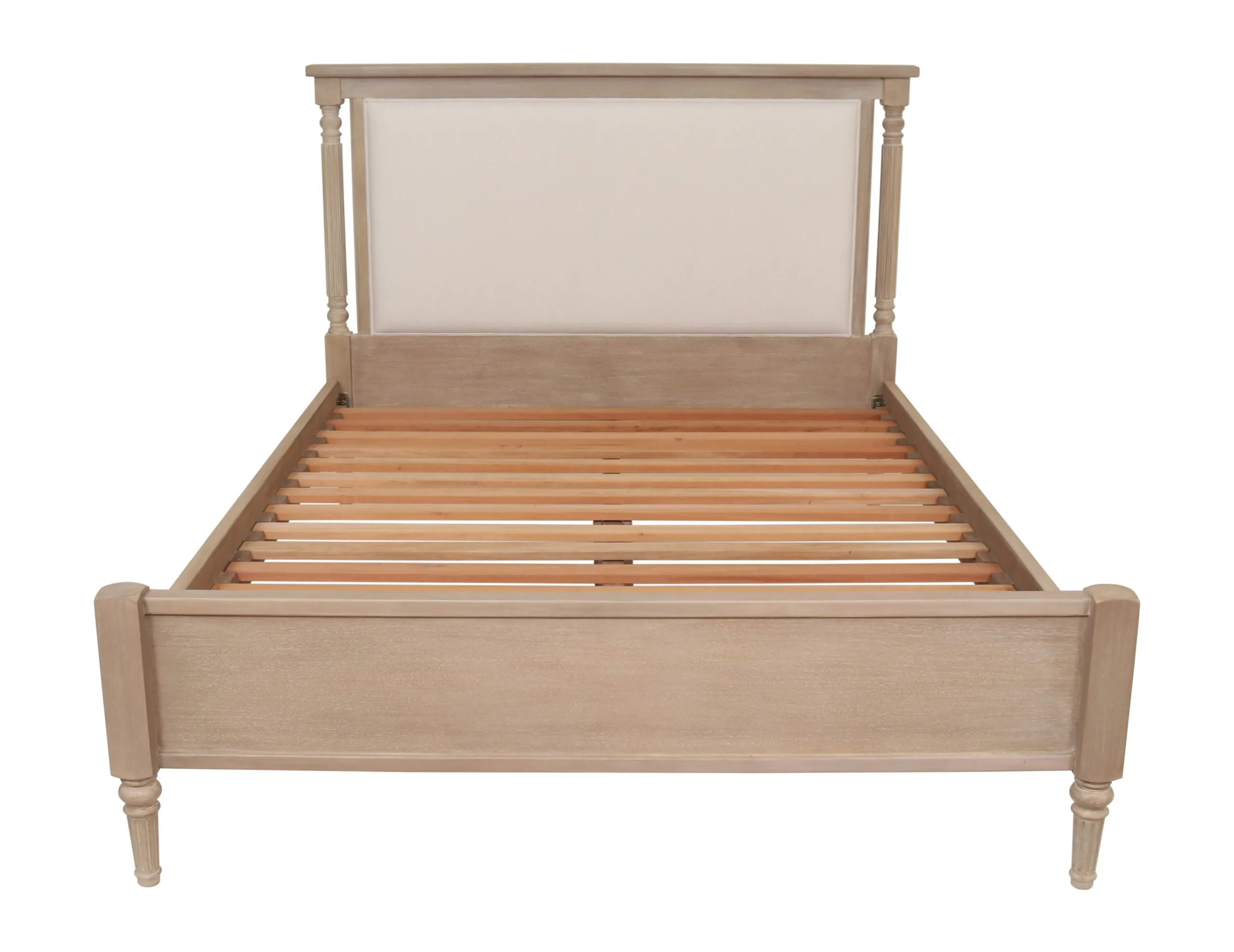 Willow 6ft″ Super King Size Bed - Wooden Timber Wash Bed - Image 3