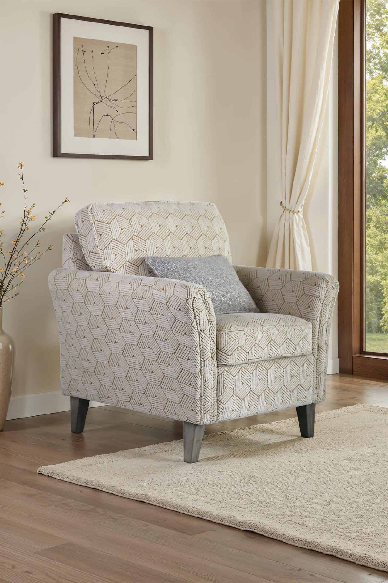 Winnie Accent Chair Mustard - Image 7