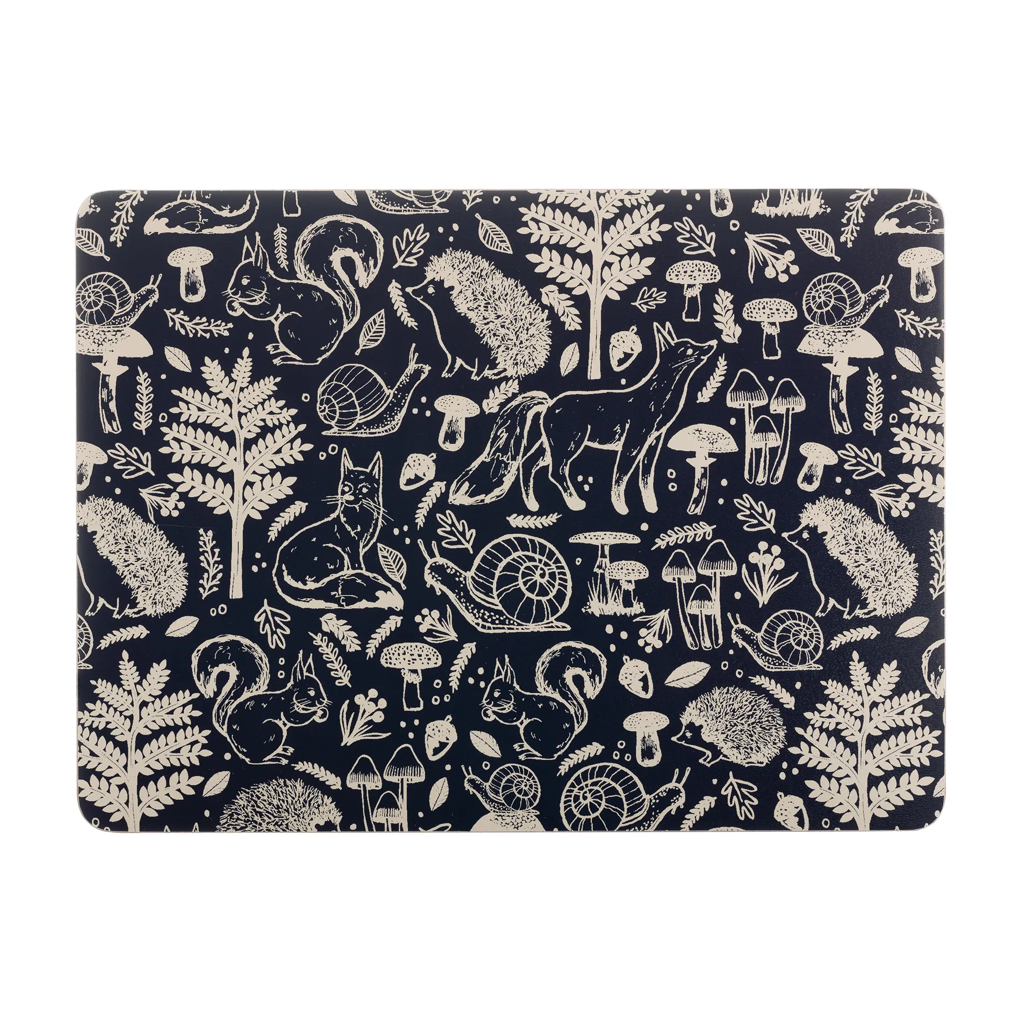 Woodland Placemat and Coaster 8 Piece Set – Premium Dining Table Coasters Set for Home Decor & Everyday Use - Image 2