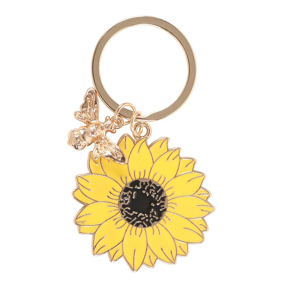 You Are My Sunshine Sunflower Keyring – Alloy Keyring Gift for Her, Summer Sunflower Gifts Collection - Image 2